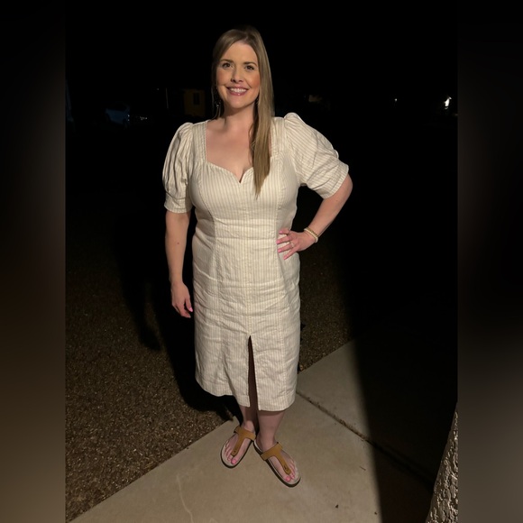 Worn once for my birthday party then washed. Anthropologie Pilcro Dress. - Picture 4 of 11